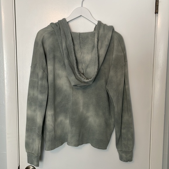 Ocean Drive Tie Dyed Hooded Sweatshirt With Drawstring - Picture 3 of 7